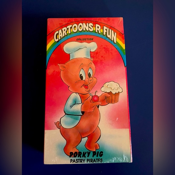 Porky Pig Cartoons R Fun 1989 VHS Tape - Picture 1 of 2